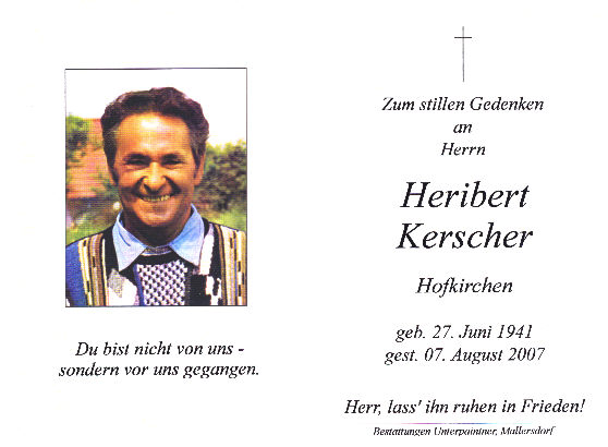 Familie Kerscher Hofkirchen