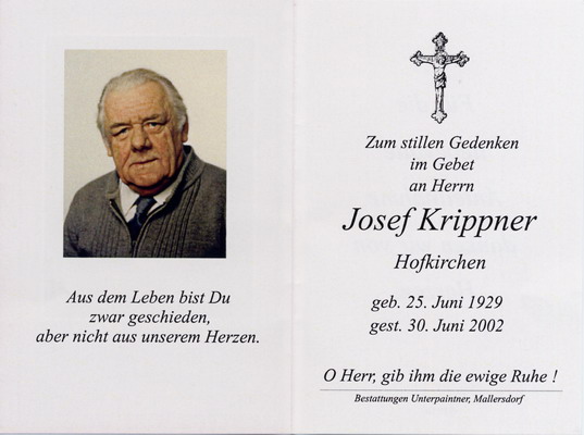 Familie Krippner Hofkirchen