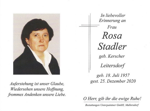 Stadler Rosa Leitersdorf