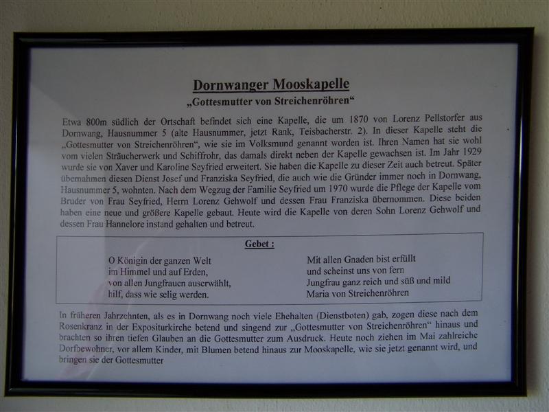 Dornwang Mooskapelle